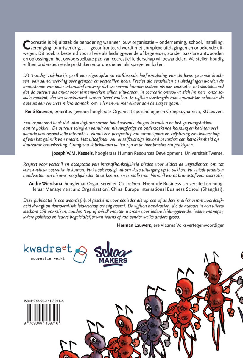 Cocreatief leiderschap - back cover