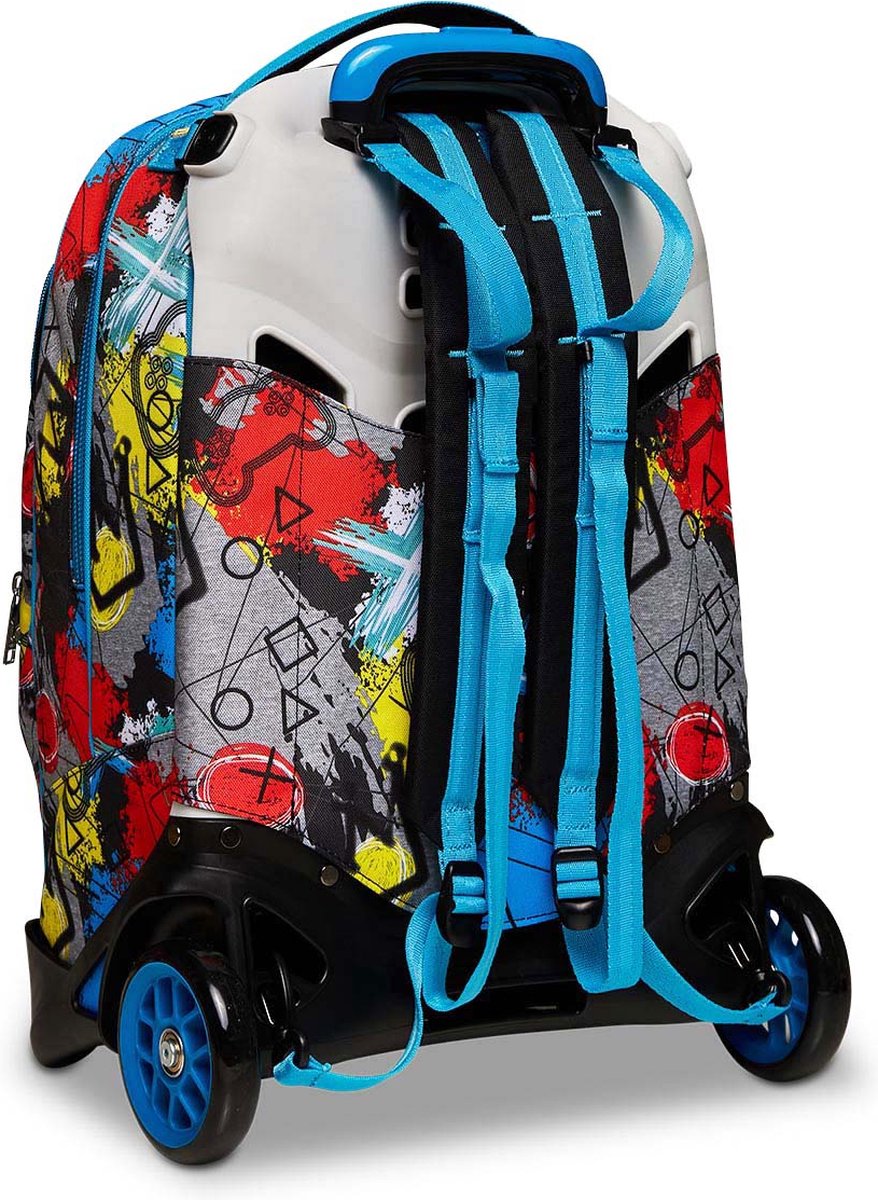 Seven 20C202313-208 rugzak School rugzak Meerkleurig Polyester