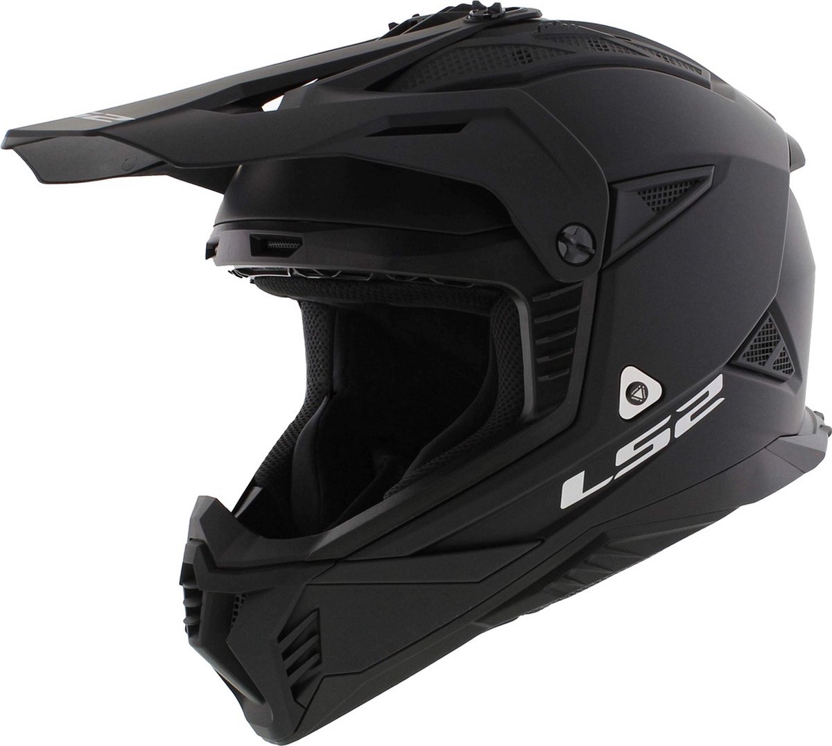 LS2 Helm Fast II Solid MX708 mat zwart maat L