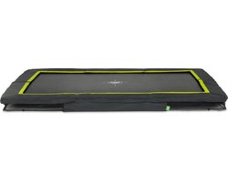 EXIT Silhouette Sporttrampoline 214x305cm - Inground - Ingraaftrampoline - Rechthoekig - Voor Kinderen - Zwart