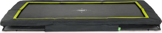 EXIT Silhouette Sporttrampoline 214x305cm - Inground - Ingraaftrampoline - Rechthoekig - Voor Kinderen - Zwart