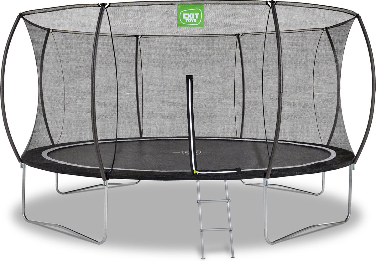 EXIT Black Edition trampoline ø427cm - zwart