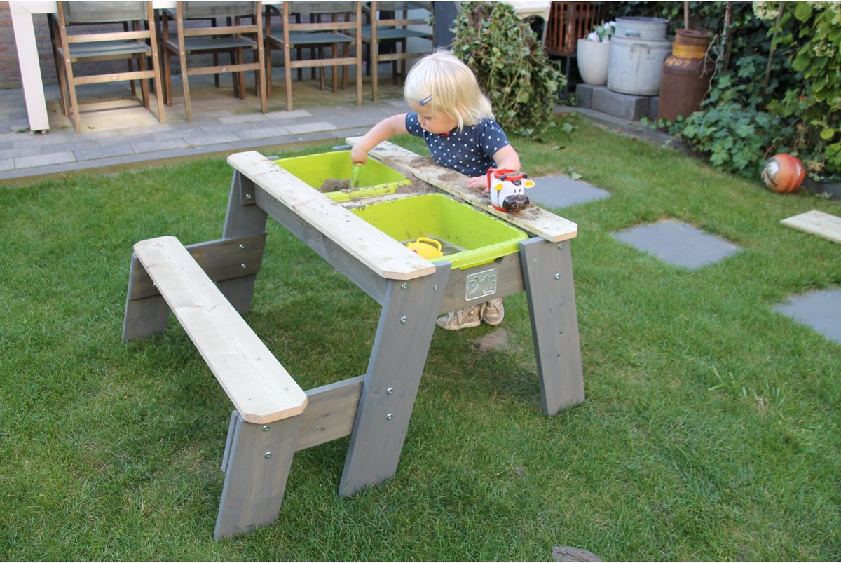 EXIT Aksent zand-, water- en picknicktafel (1 bankje)