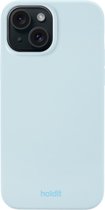 Holdit Silicone Case voor de Apple iPhone 14 / 13 - Mineral Blue
