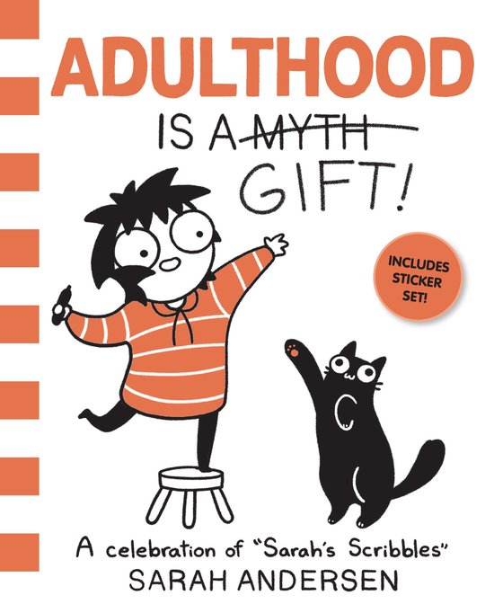 Sarah's Scribbles - Adulthood Is a Gift! - cover