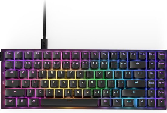NZXT Function 2 MiniTKL toetsenbord Gamen USB Amerikaans Engels Zwart