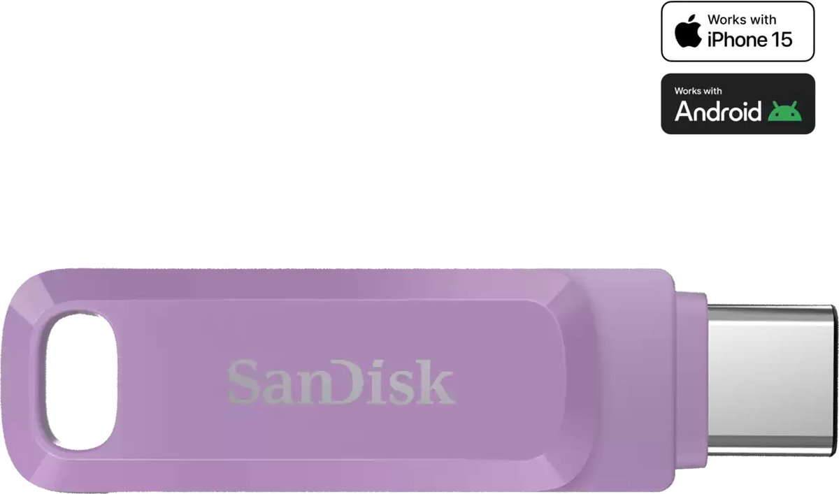 SanDisk Ultra Dual Drive Usb C 512GB Lavender