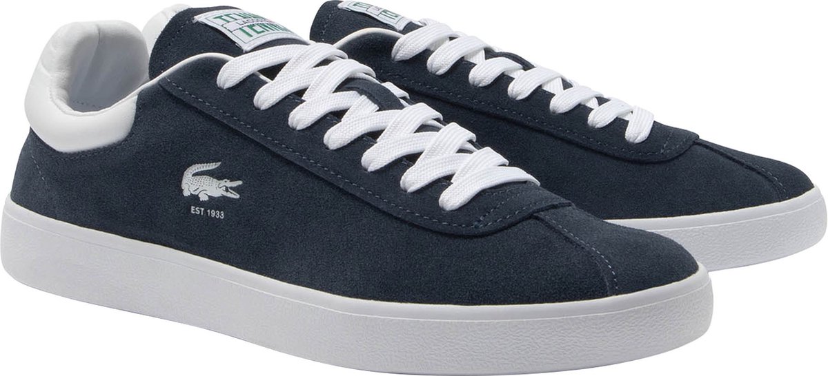 Lacoste 46SMA0065 Baseshot 223 1 SMA Herenschoenen Sneaker 092-Nvy-Wht Blauw