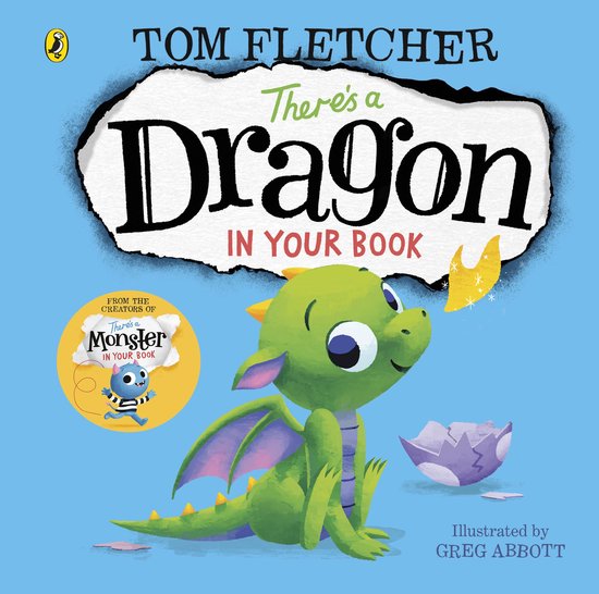 Theres a Dragon in Your Book - cover
