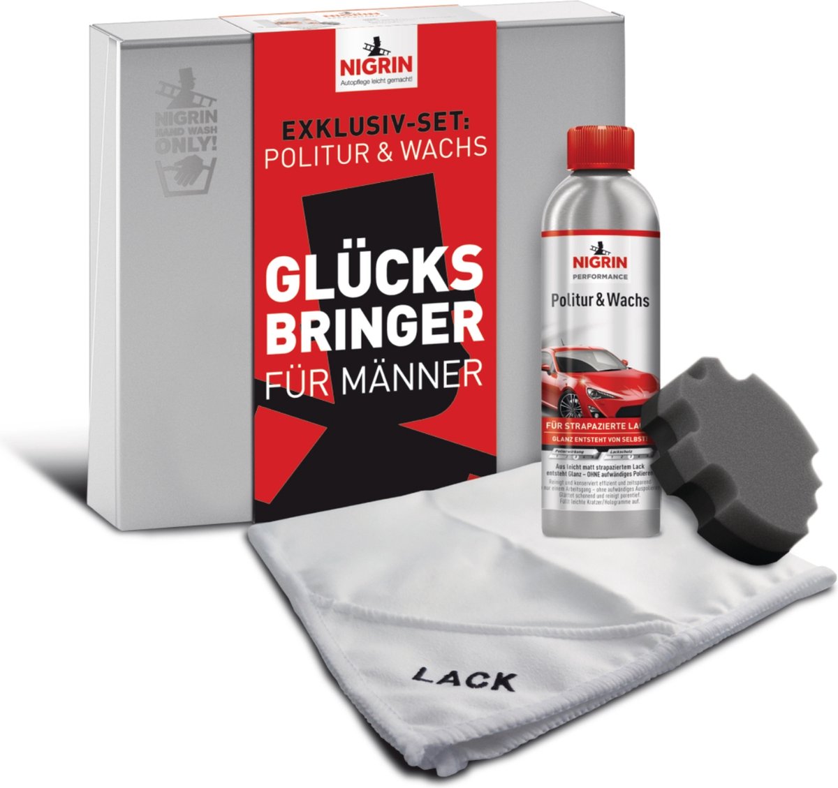 Nigrin Exclusieve 3-delige polish & wax set