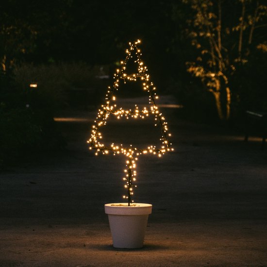 Foto: Unieke kerstboomtuinpalen 120 cm