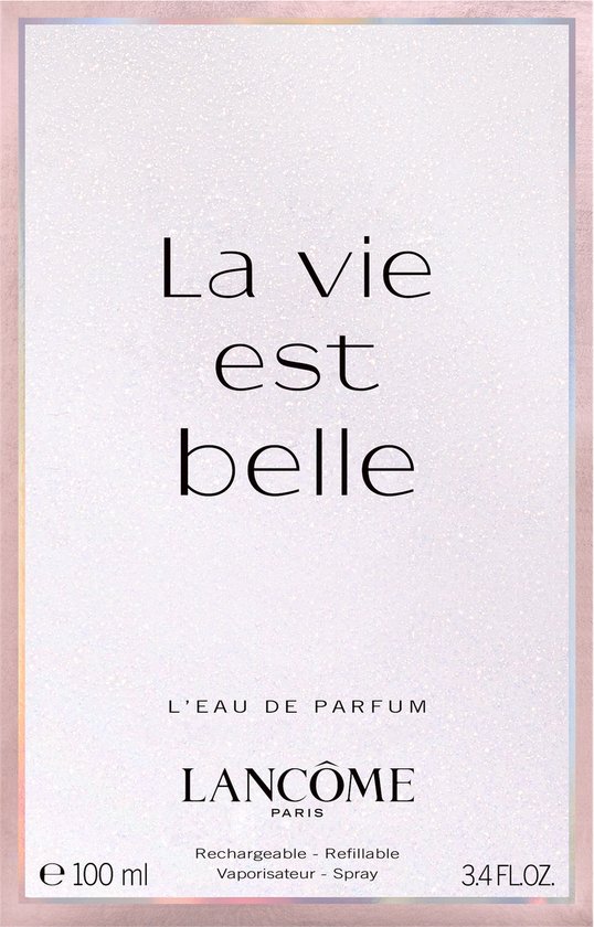 Lancôme La Vie est Belle Eau de Parfum - Parfum voor dames - Navulbare Bloemige & Fruitige Damesparfum - 100ml