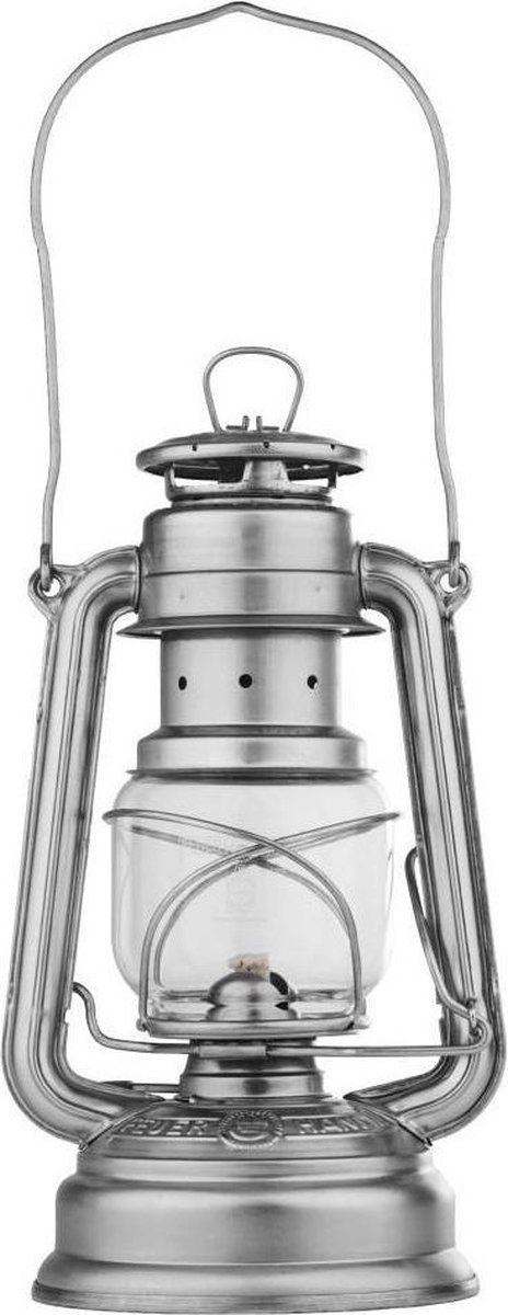 Feuerhand Stormlantaarn 0,35 ltr zilver