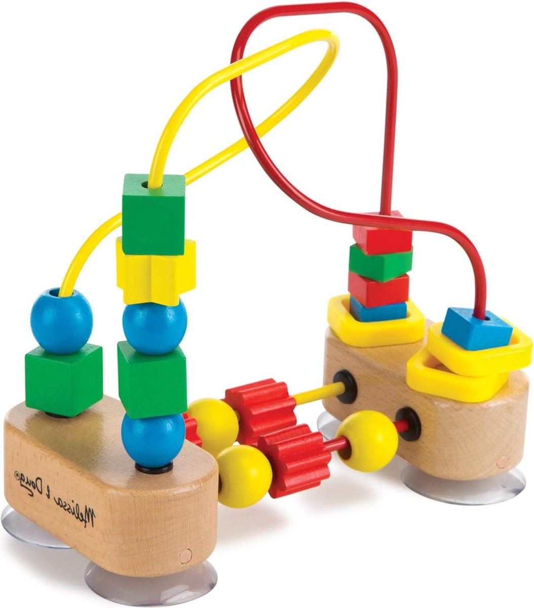 Vormenstoof First Bead Maze Developmental Toy Motor Skills 3+ Multicolor 19.685 cm H x 9.525 cm W x 17.78 cm L Shape Sorter Learning Toy