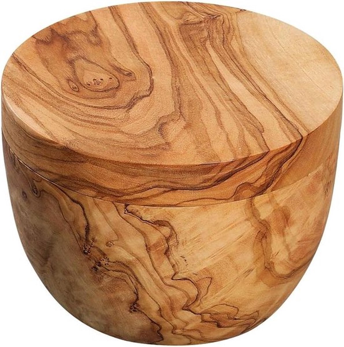 Zout-kruidenpot hout 95 cm - keukenaccessoire - opbergpot Zoutpot