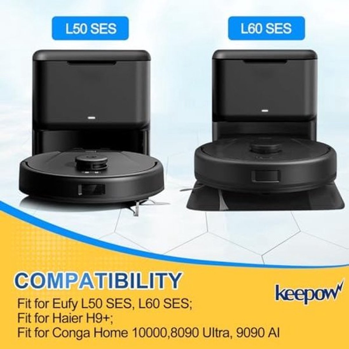 eufy Aspiradora robot L60, succión ultra fuerte de 5,000 Pa, navegac