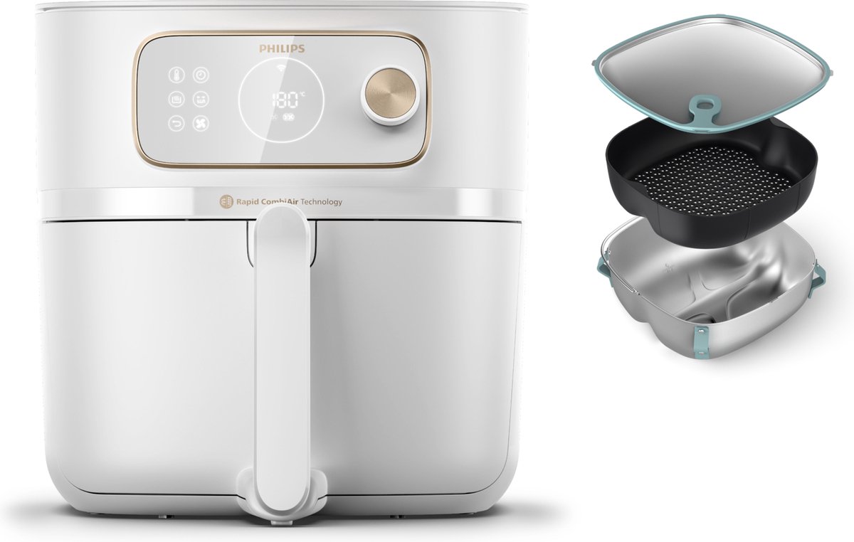 Philips 7000 Series HD9876/25 Airfryer met Dubbele Lade - Product - €239,00