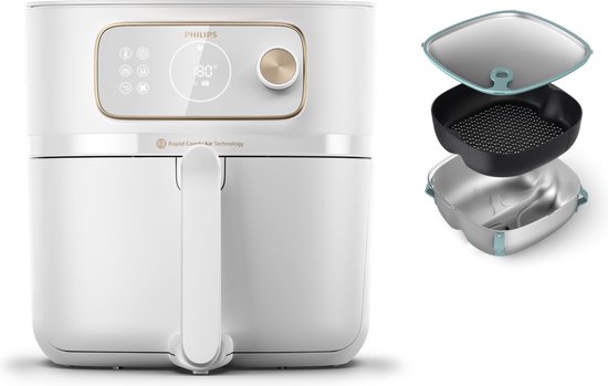 Philips 7000 Series HD9876/25 Airfryer met Dubbele Lade - €239,00