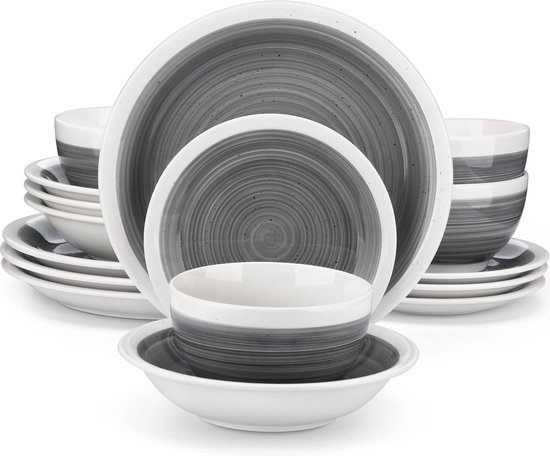 Lambert Dessertbord Piana Basalt grijs 21,5 cm