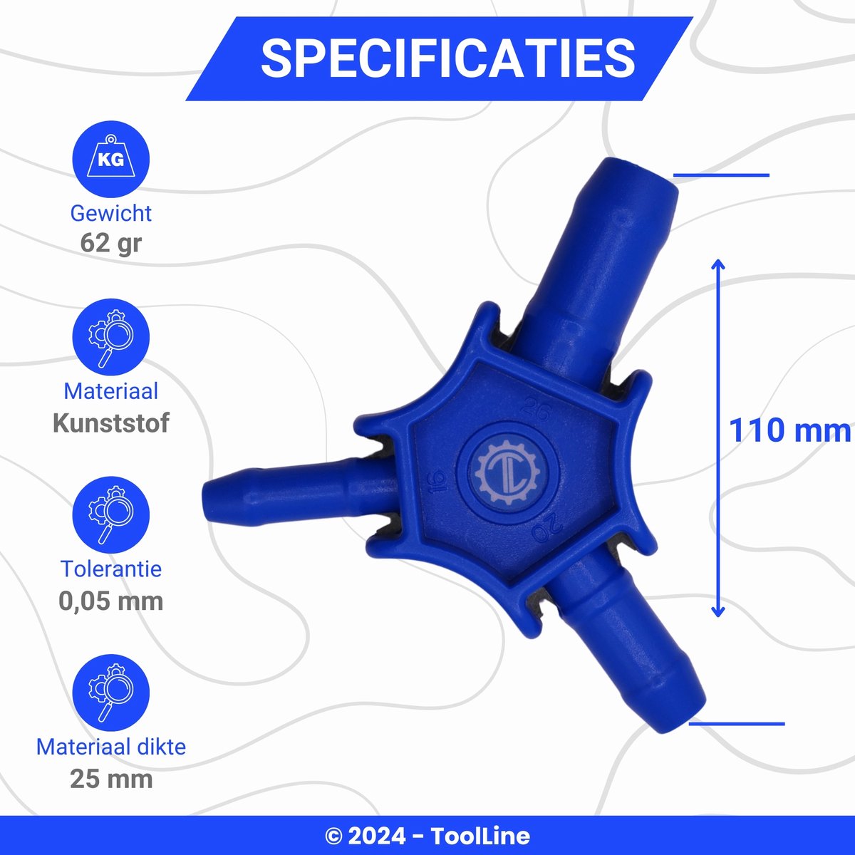 ToolLine Kalibratietool 16-26mm - Meerlagenbuis kalibreren thumbnail 6
