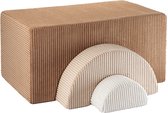 Bol.com Foam speelset - Rainbow Playset Toffee - zitzak kinderkamer - speelset kinderkamer - Wigiwama - kinder speelset - aanbieding