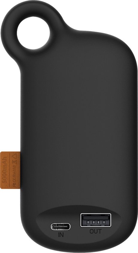 Powerbank 5000mAh - Chargeur rapide USB et Type-C compact et puissant avec mousqueton - Perfect pour les aventures en outdoor , les voyages et l'utilisation quotidienne - Astuce cadeau - Cadeau