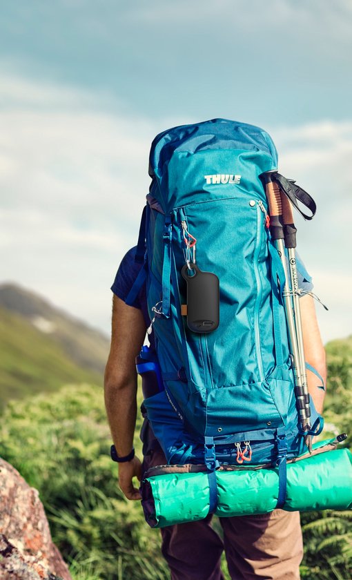 Powerbank 5000mAh - Chargeur rapide USB et Type-C compact et puissant avec mousqueton - Perfect pour les aventures en outdoor , les voyages et l'utilisation quotidienne - Astuce cadeau - Cadeau