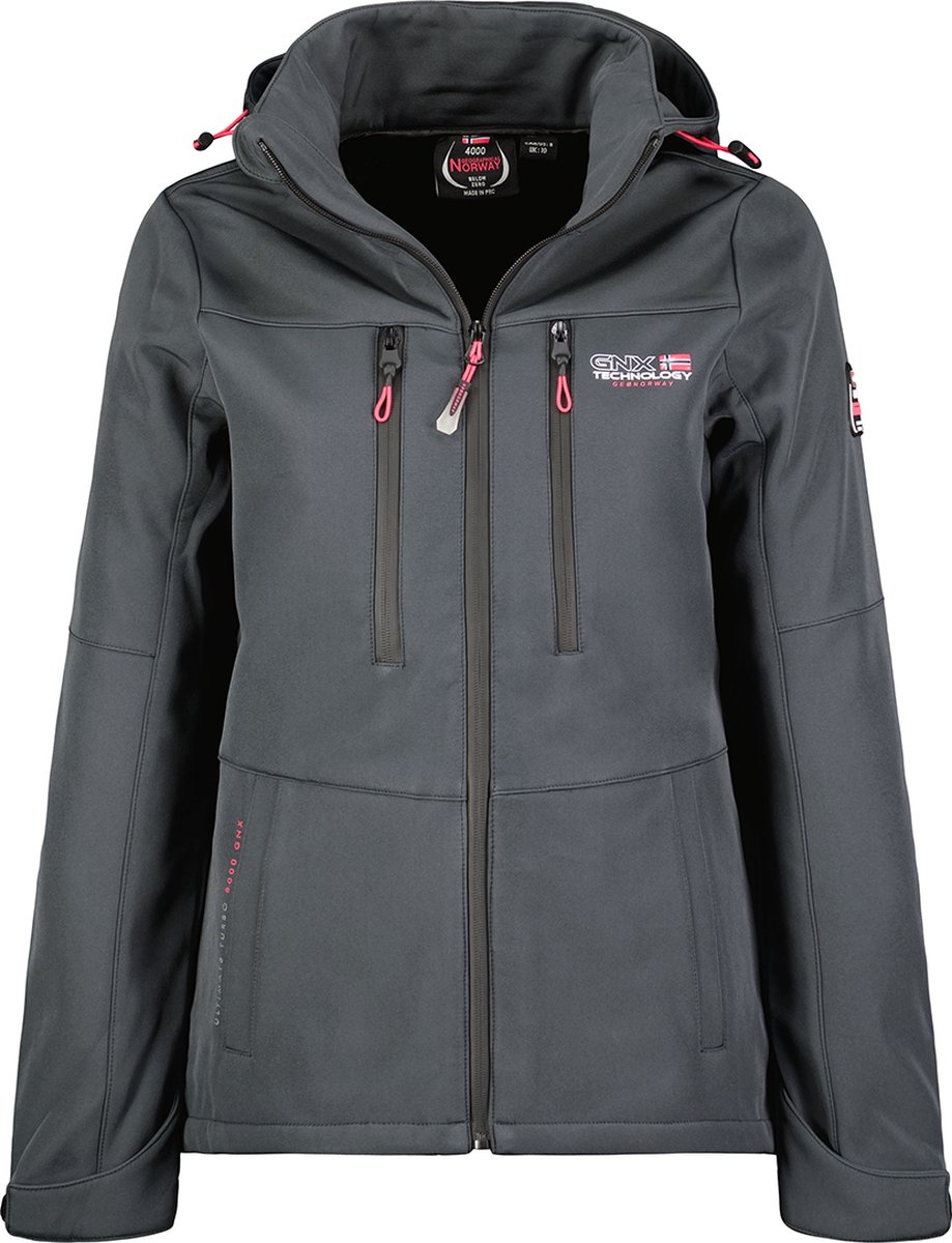 Geographical Norway Dames Outdoorjas Softshell Jacket Timmex Grijs