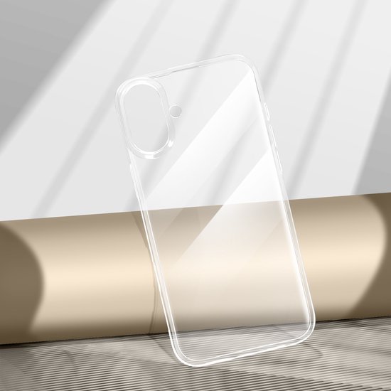 Étui de protection adapté à Apple iPhone 16 Pro épaisseur 1,5 mm, transparent