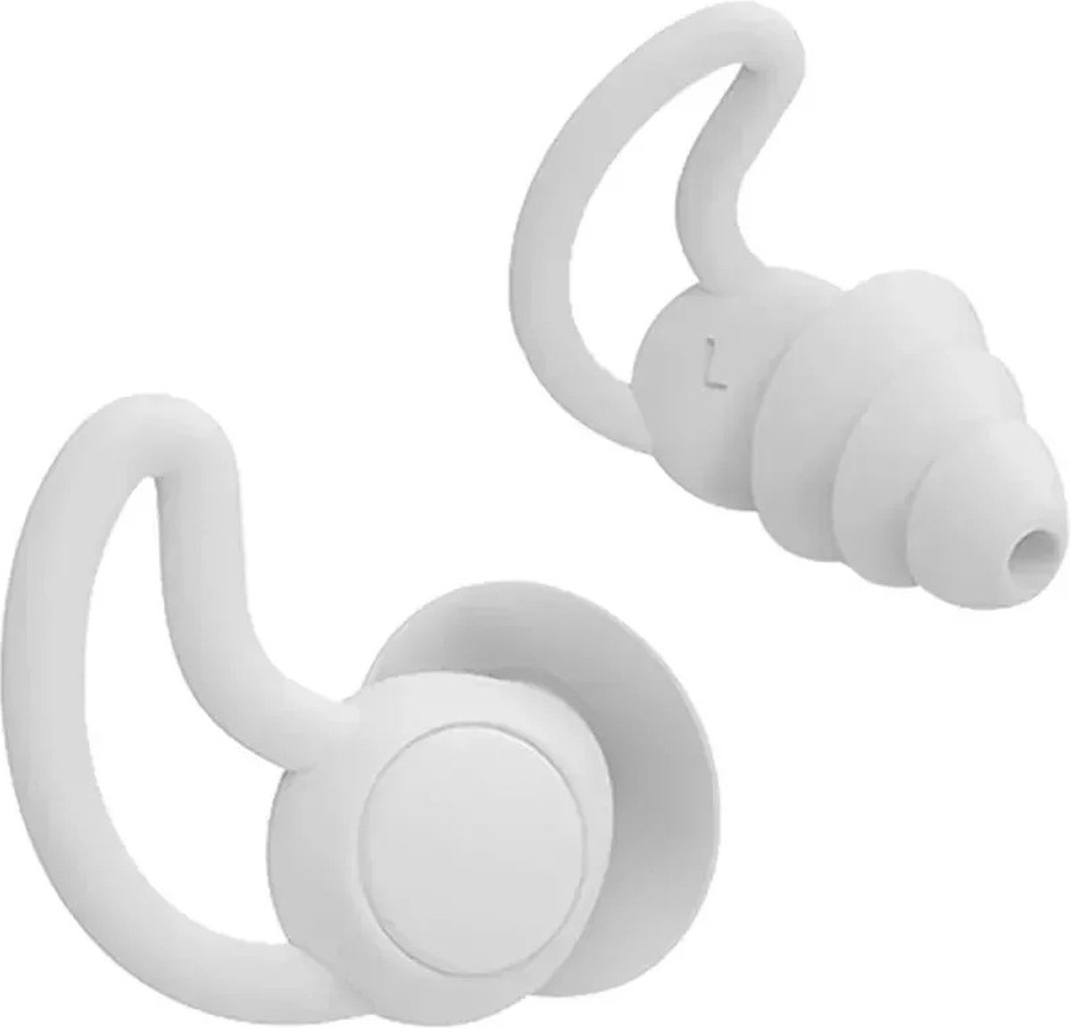 Goedkoopste WiseGoods Luxe Silicone Oordopjes Slapen - Oordop - Oordoppen - Slaap Accessoires - Slaapmiddel - Siliconen Earplugs - Oor Dop Wit