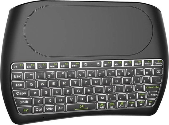 D8 Mini Draadloos toetsenbord en touchpad