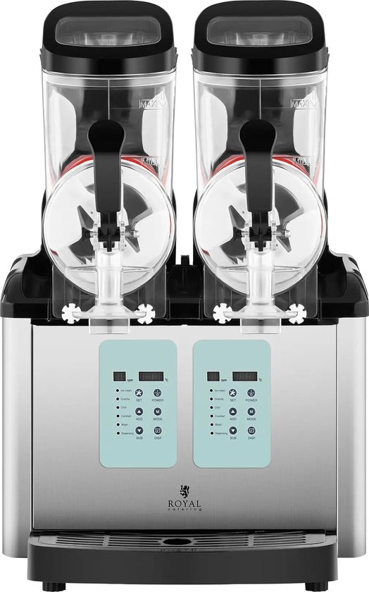Royal Catering Slush Puppy Machine - Slush maker - 2 x 6 L van Royal Catering — afbeelding 4