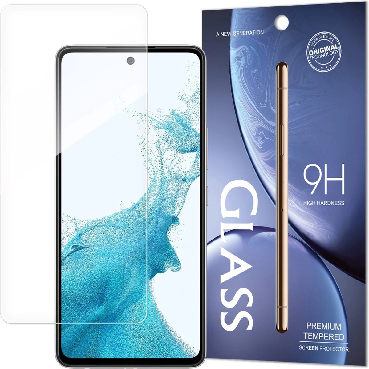 Gehard - glas - 9H gehard glas Samsung Galaxy A53 5G - (verpakking - envelop)
