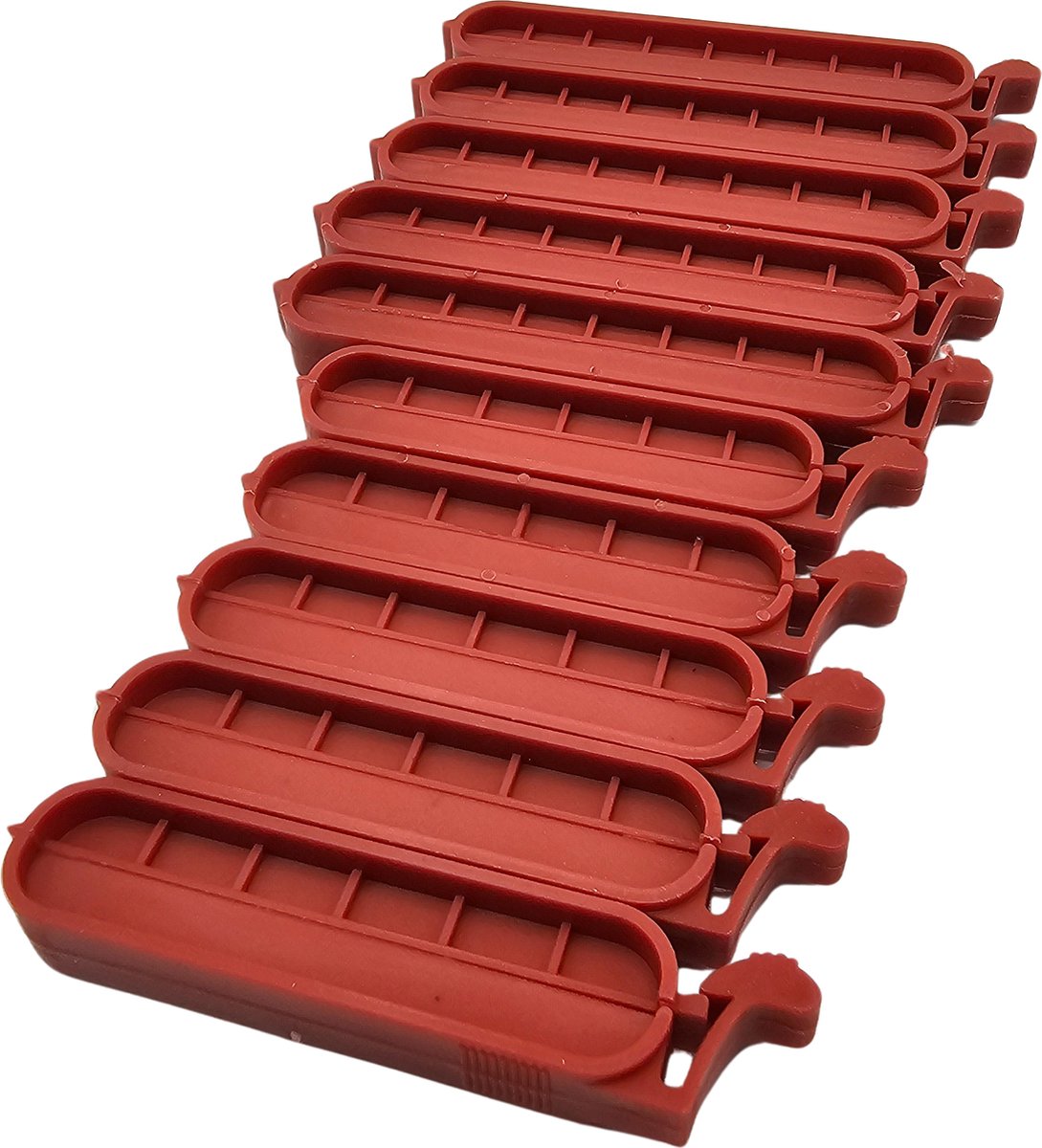 Goedkoopste Gadgetpoint - Vershoudknijpers - Knijpers - Broodknijpers - Afsluitclips - Rood