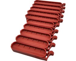 Gadgetpoint - Vershoudknijpers - Knijpers - Broodknijpers - Afsluitclips - Rood