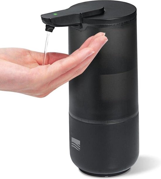 Zeep dispenser Foam Quartz Zwart - Tiel