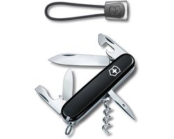 Victorinox Swiss Army Spartan Multitool+lanyard 12Functies Zwart/zwart