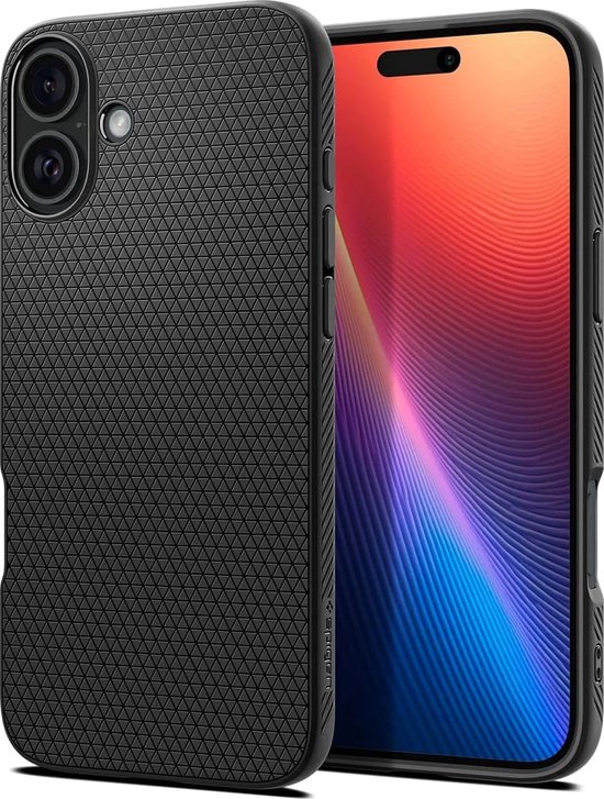 iPhone 16 Plus hoesje zwart TPU fle...
