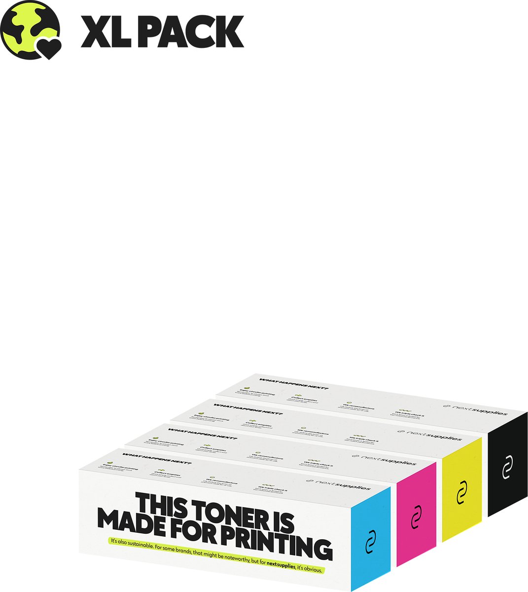 Multipack HP 656X (Zwart/Cyaan/Magenta/Geel). Originele toners, circulair.