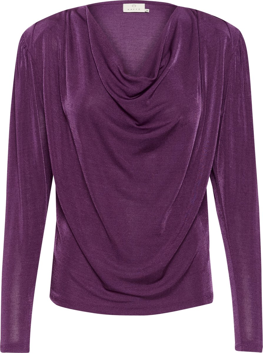 Kaffe KAgina Jersey Dames Blouse -Gloxinia