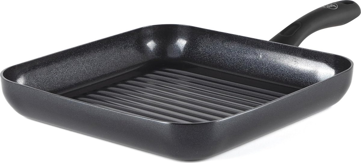 Keramische Grillpan 28 cm - Vaatwasmachinebestendig en PFAS-vrij, Geschikt voor Inductie