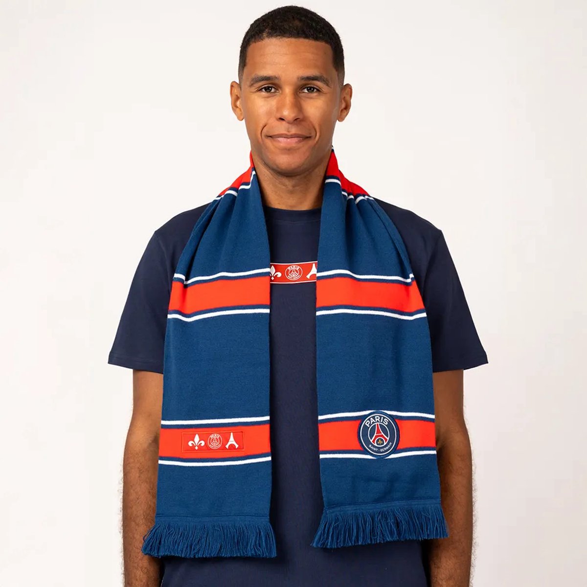 PSG sjaal stripes