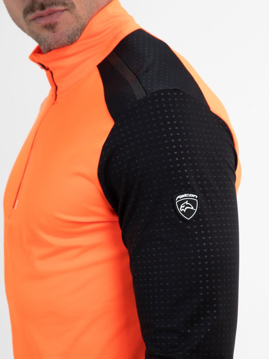 FALCON decker Skipully met rits heren Oranje