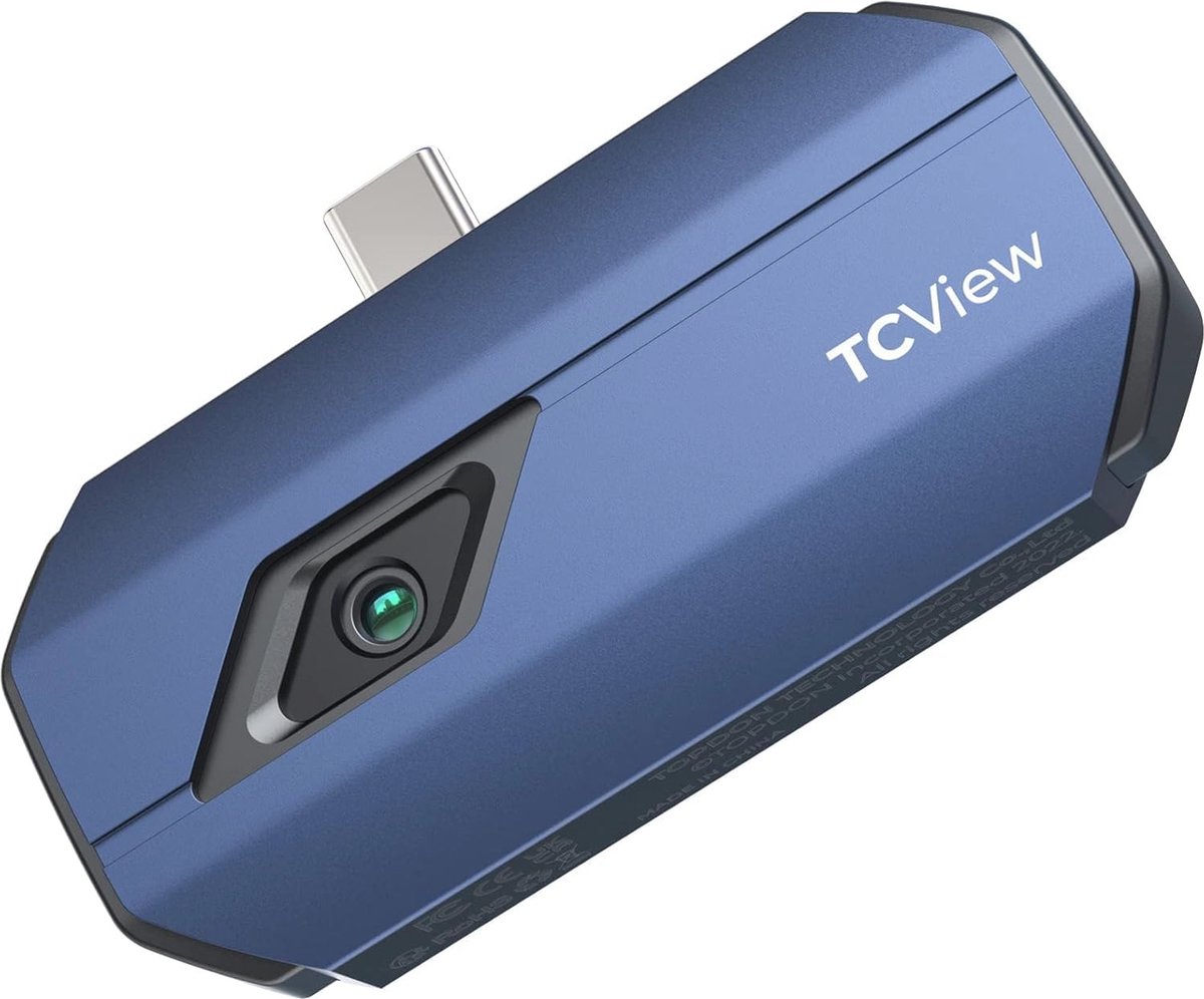 Warmtebeeldcamera 256x192 Resolutie -20 °C tot 550 °C, Temperatuurmeting met 0,1 °C Nauwkeurigheid voor Android en Windows