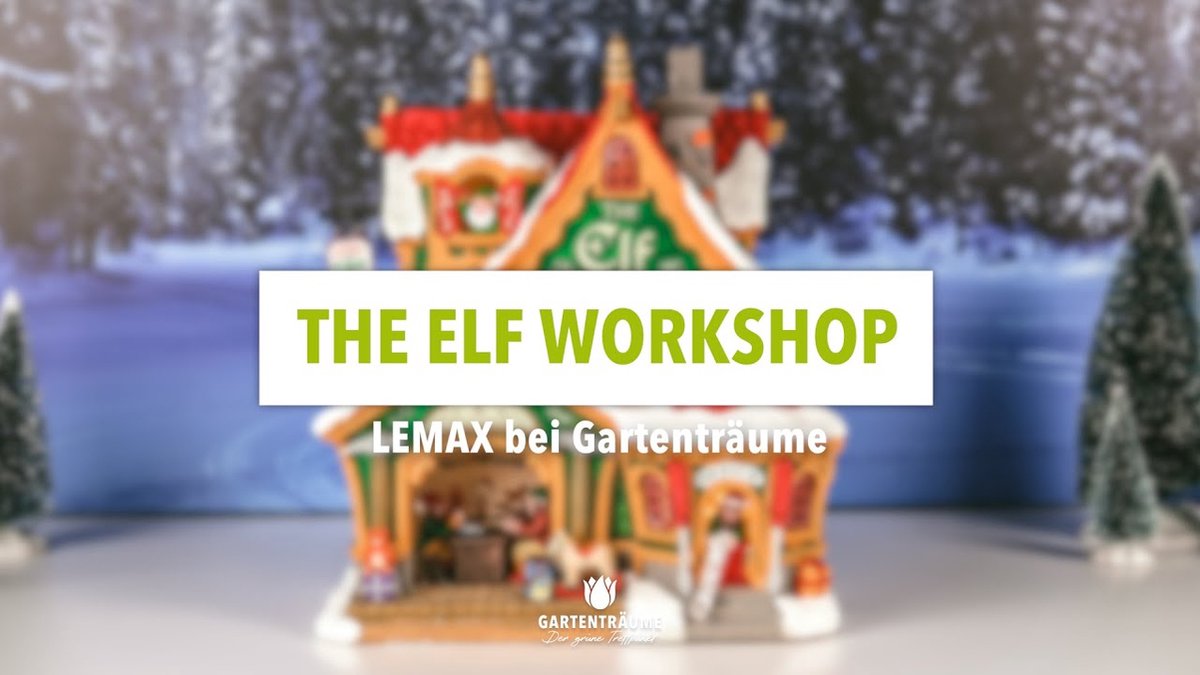 Lemax Kerstdorp The Elf Workshop - Met verlichting – foto 7