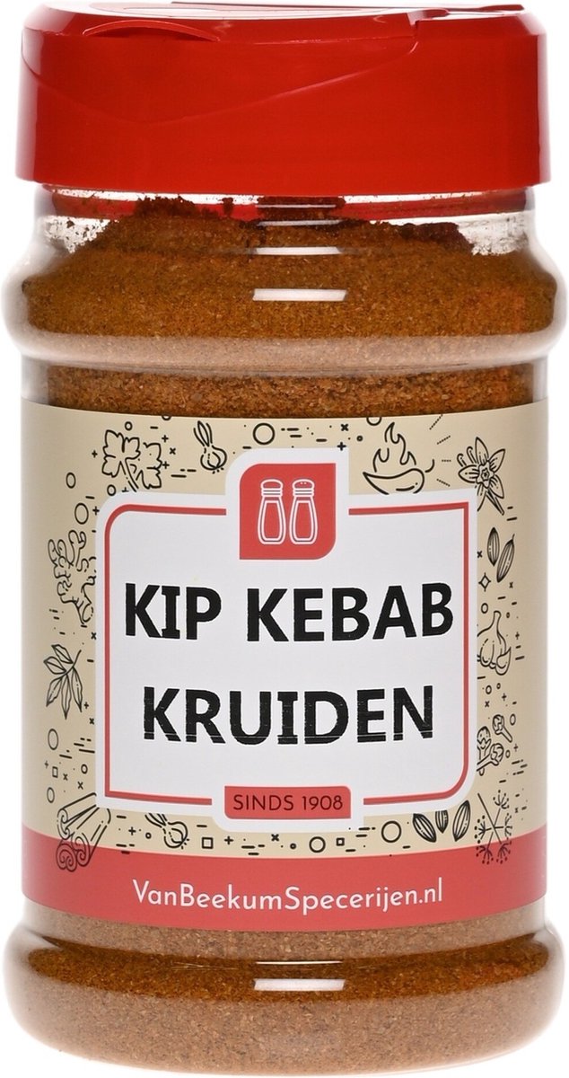 Goedkoopste Van Beekum Specerijen - Kip Kebab Kruiden - Strooibus 150 gram