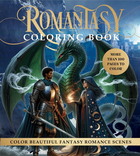 Romantasy Coloring Book - cover