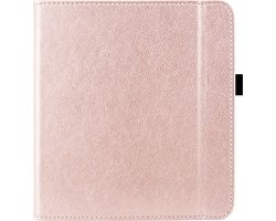 foto van imoshion E-reader Hoesje - Geschikt voor Kobo Forma - Luxe Effen Bookcase - Roze