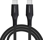 Bol.com iMoshion Kabel - USB C naar USB C Kabel - 100W - 2 meter - Geschikt voor Laptops tot 100W - Snellader - Oplaadkabel Smar... aanbieding