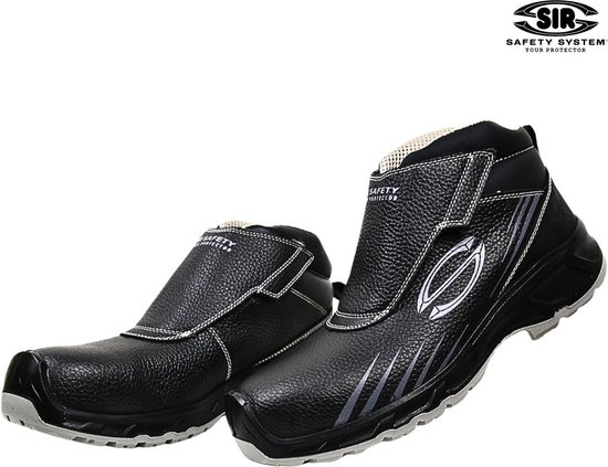 SURPROTECTION Chaussures de travail Homme - Chaussures de travail - Chaussures de Sécurité - Chaussure de Sécurité - Cheville Haute - Embout en Fibre de Verre - Semelle Antistatique